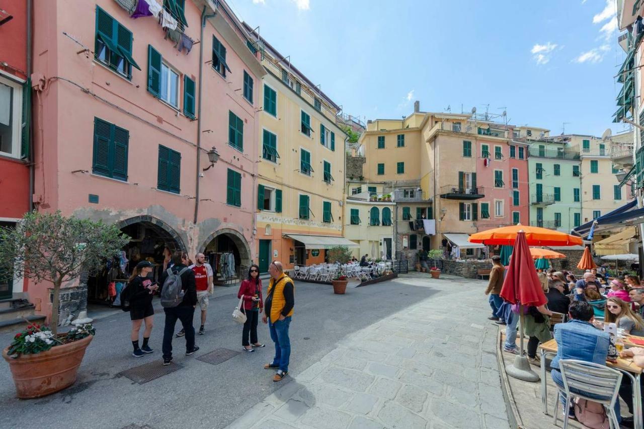 Ferienwohnung Joivy Family Flat With Little Patio, Cinque Terre Vernazza Exterior foto