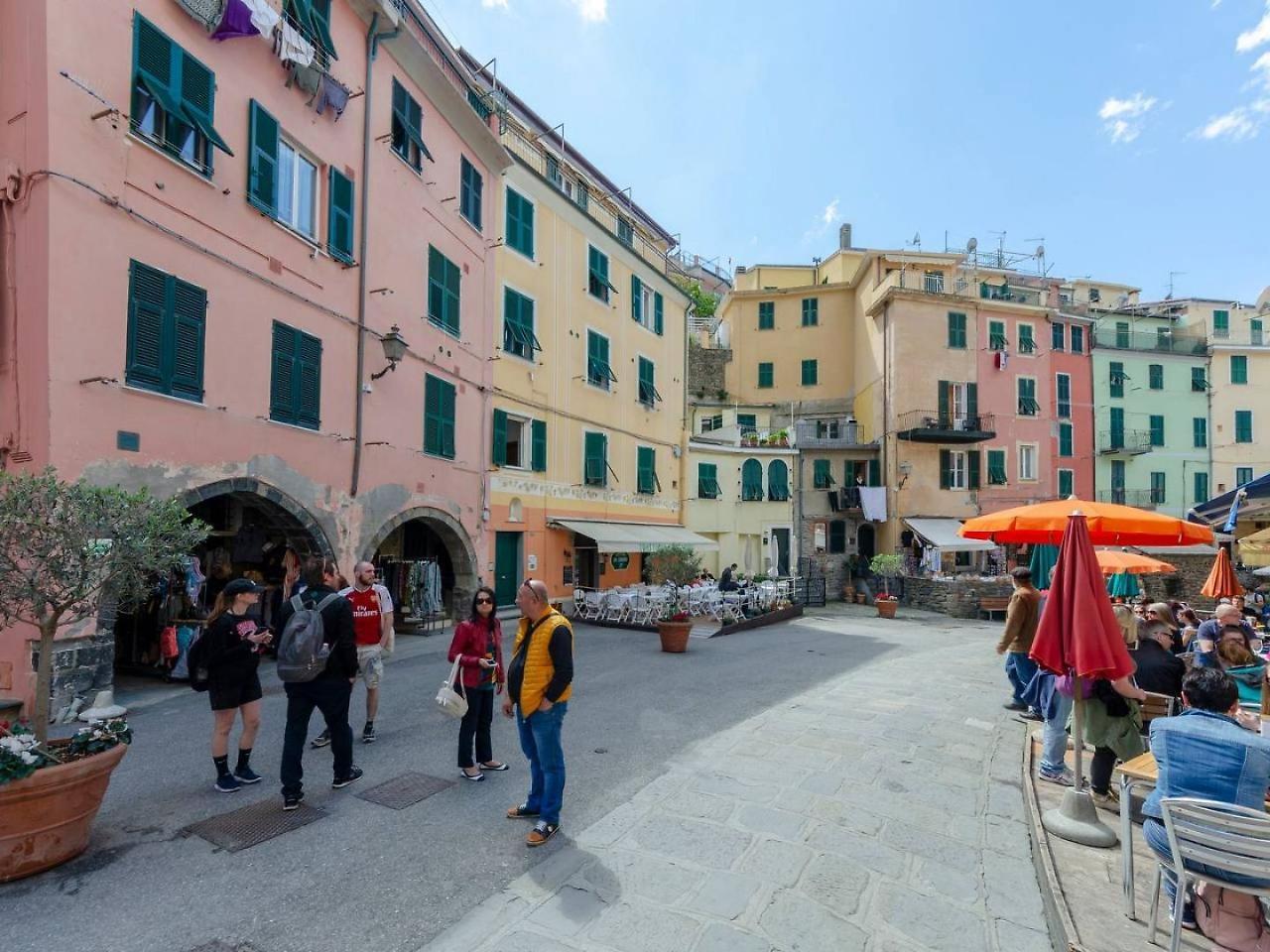Ferienwohnung Joivy Family Flat With Little Patio, Cinque Terre Vernazza Exterior foto